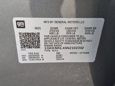 2022 GMC Acadia SLE