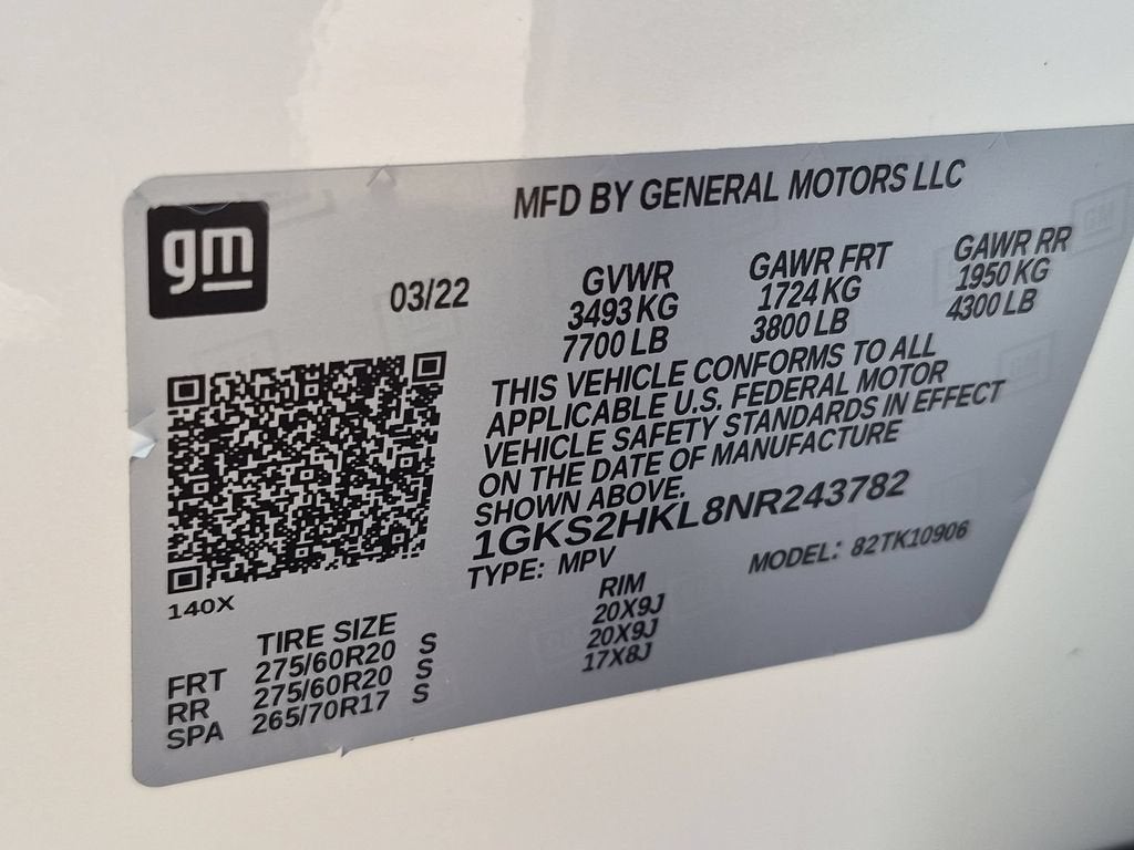 2022 GMC Yukon XL AT4