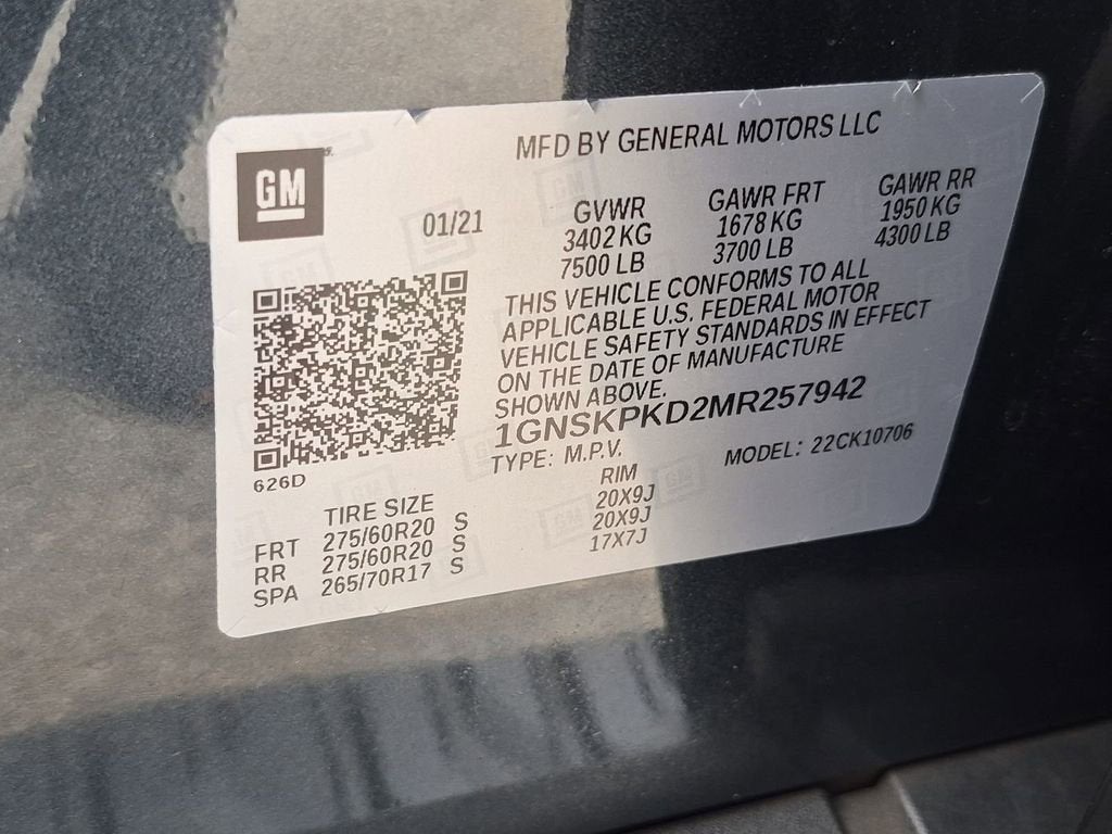 2021 Chevrolet Tahoe Z71