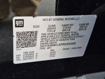 2023 Cadillac Escalade ESV Sport