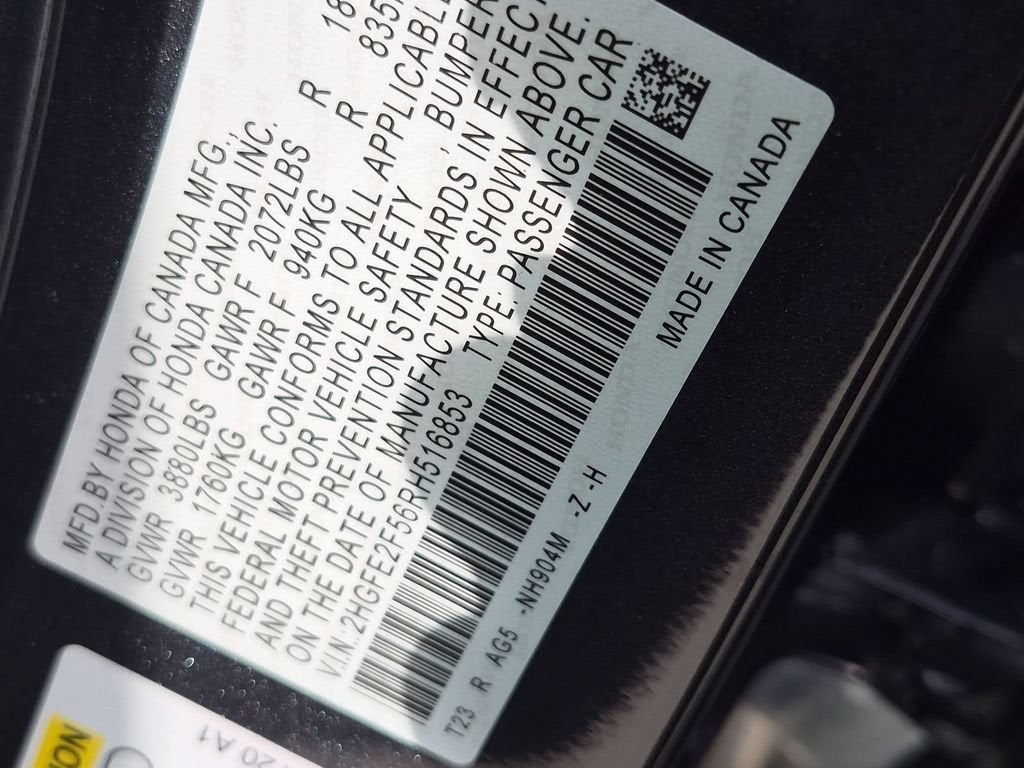2024 Honda Civic Sedan Sport