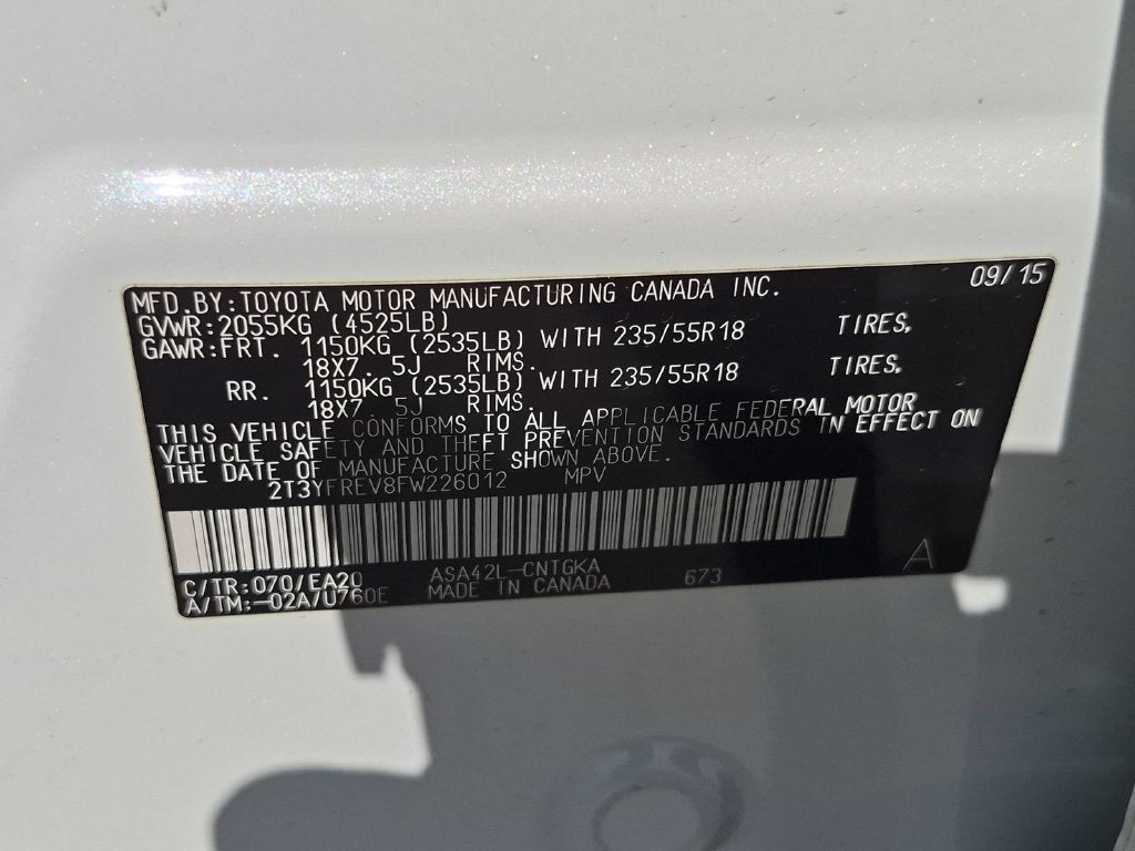 2015 Toyota RAV4 Limited