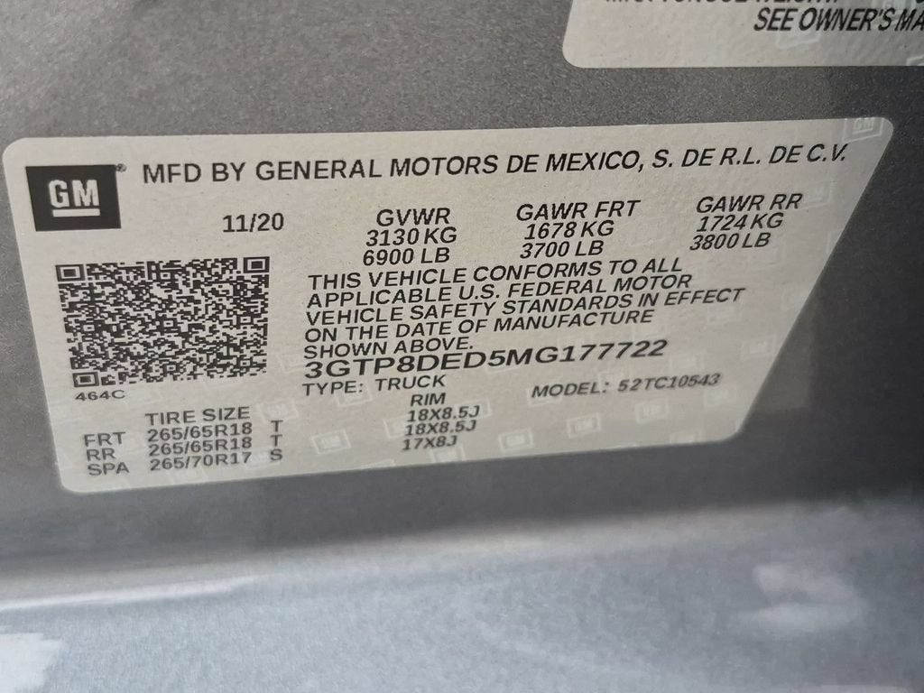 2021 GMC Sierra 1500 SLT