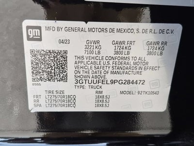 2023 GMC Sierra 1500 AT4X