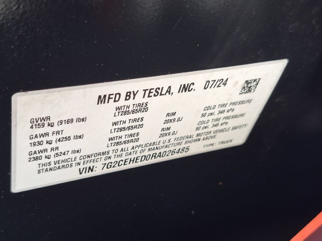 2024 Tesla Cybertruck Base
