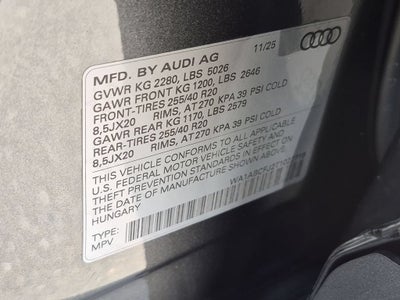 2026 Audi Q3 S line