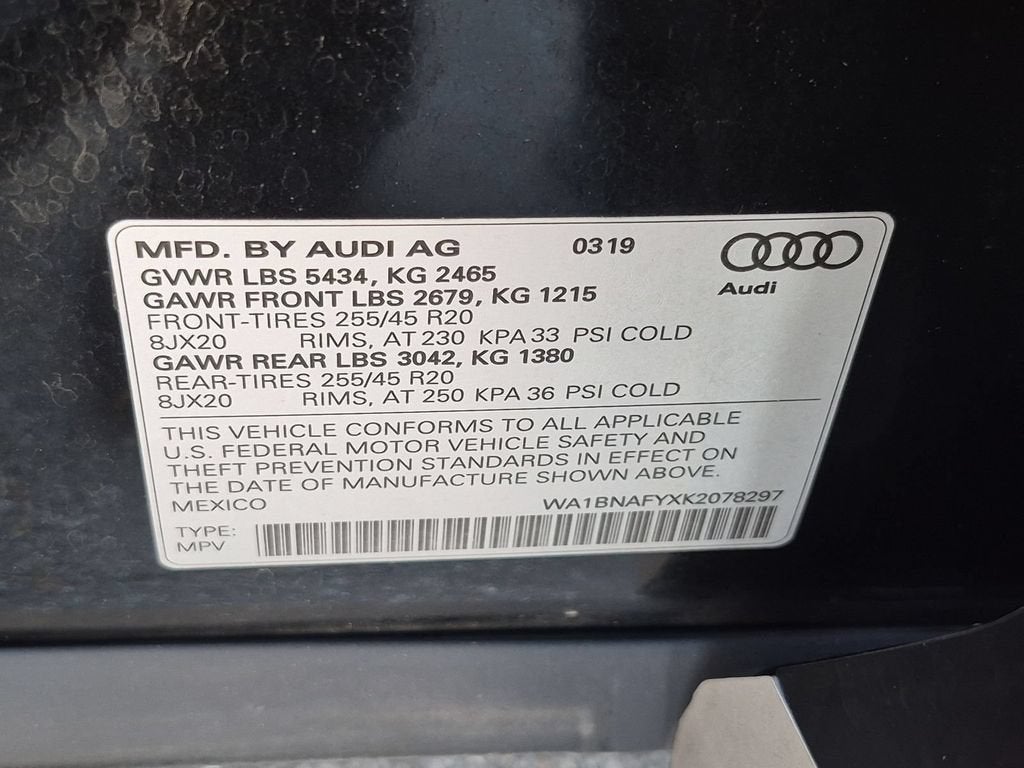 2019 Audi Q5 Premium Plus